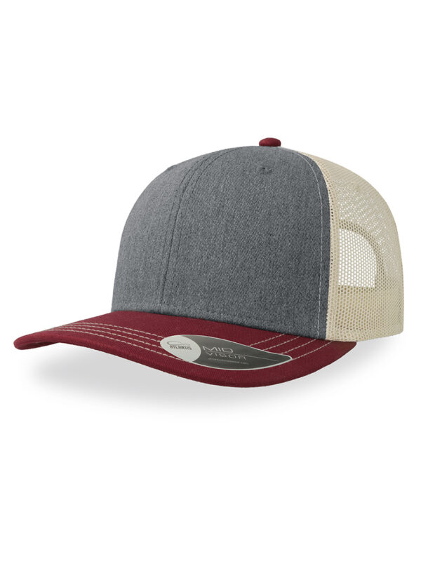 Cappello visiera mid 6 pannelli mesh posteriore SONIC - immagine 5