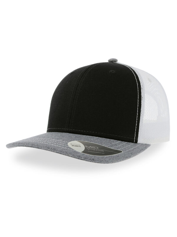 Cappello visiera mid 6 pannelli mesh posteriore SONIC - immagine 8