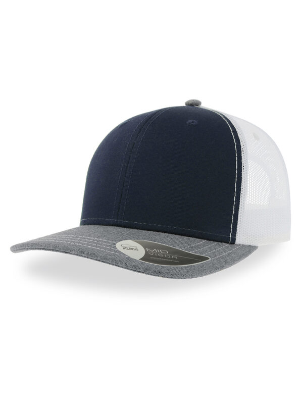 Cappello visiera mid 6 pannelli mesh posteriore SONIC - immagine 10