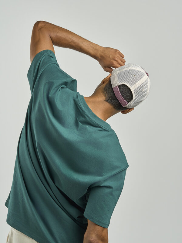 Cappello visiera mid 6 pannelli mesh posteriore CASE - immagine 4
