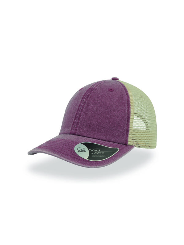 Cappello visiera mid 6 pannelli mesh posteriore CASE - immagine 5