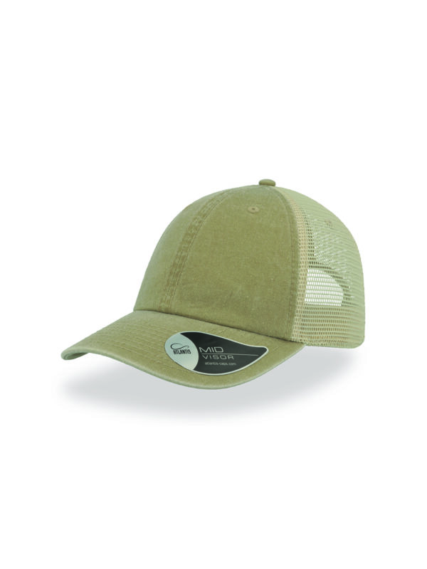 Cappello visiera mid 6 pannelli mesh posteriore CASE - immagine 6