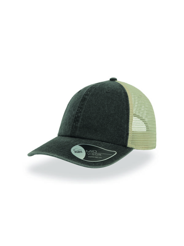 Cappello visiera mid 6 pannelli mesh posteriore CASE - immagine 8