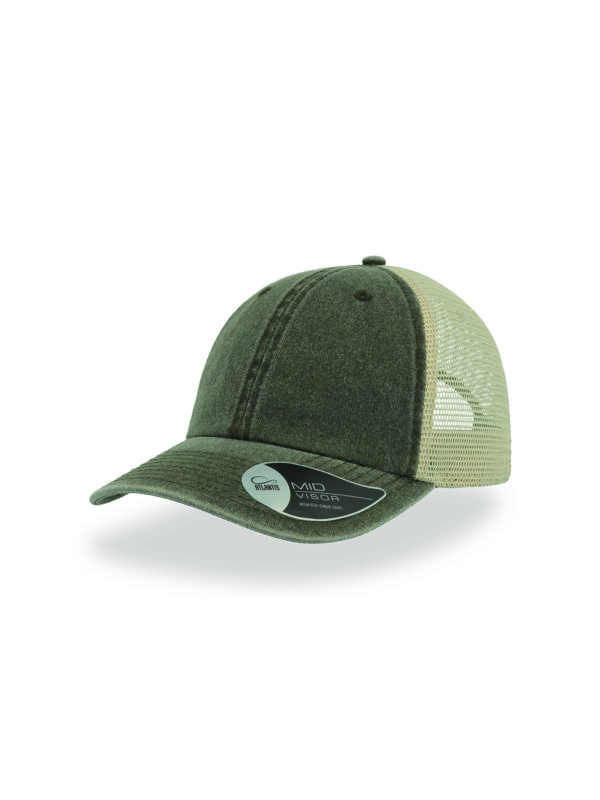 Cappello visiera mid 6 pannelli mesh posteriore CASE - immagine 10