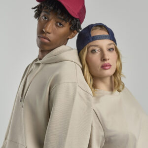 Cappello visiera mid 5 pannelli mesh posteriore RAPPERJERSEY