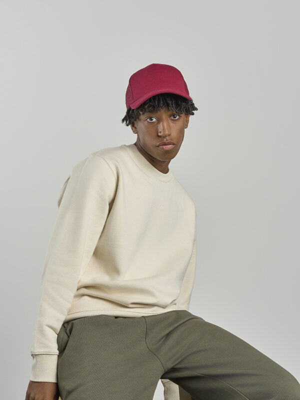Cappello visiera mid 5 pannelli mesh posteriore RAPPERJERSEY - immagine 2