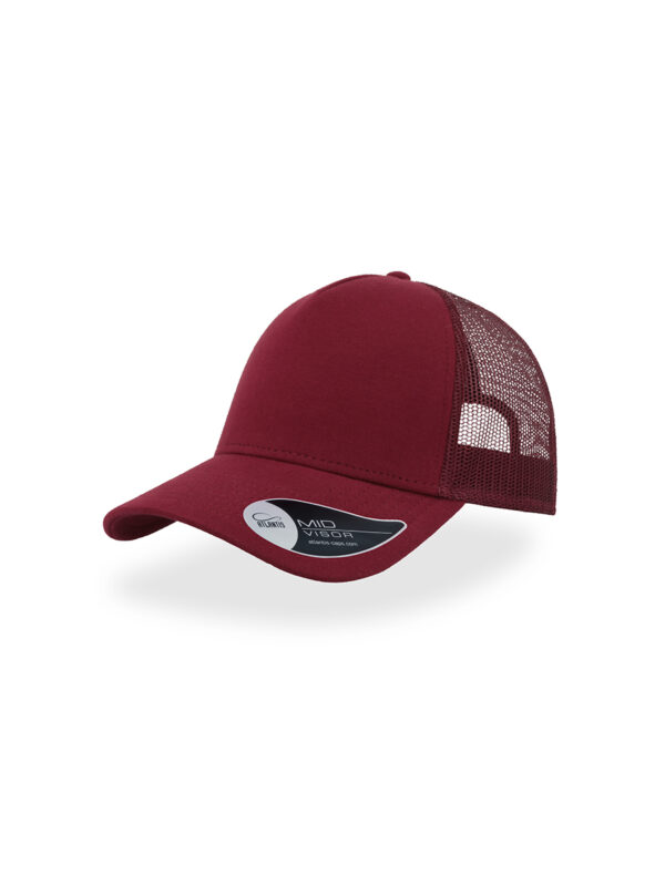 Cappello visiera mid 5 pannelli mesh posteriore RAPPERJERSEY - immagine 4