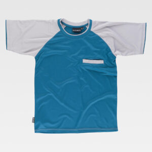 T-shirt manica corta tecnica con taschino