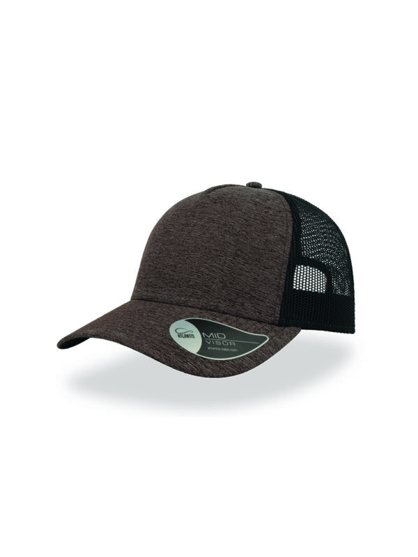Cappello visiera mid 5 pannelli mesh posteriore RAPPERMELANGE - immagine 5