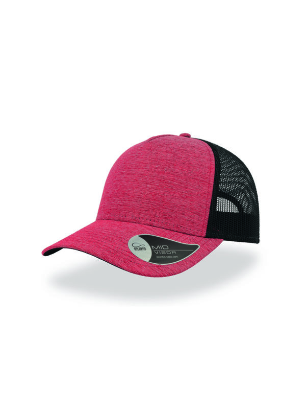 Cappello visiera mid 5 pannelli mesh posteriore RAPPERMELANGE - immagine 7