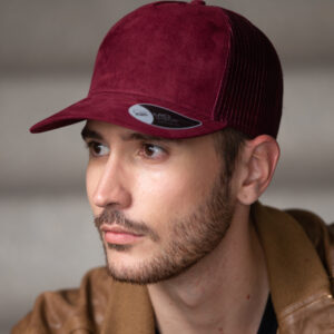 Cappello visiera mid 5 pannelli mesh posteriore RAPPERSUEDE