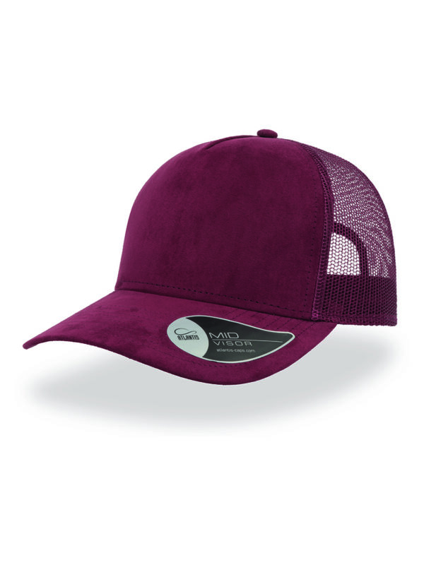 Cappello visiera mid 5 pannelli mesh posteriore RAPPERSUEDE - immagine 3