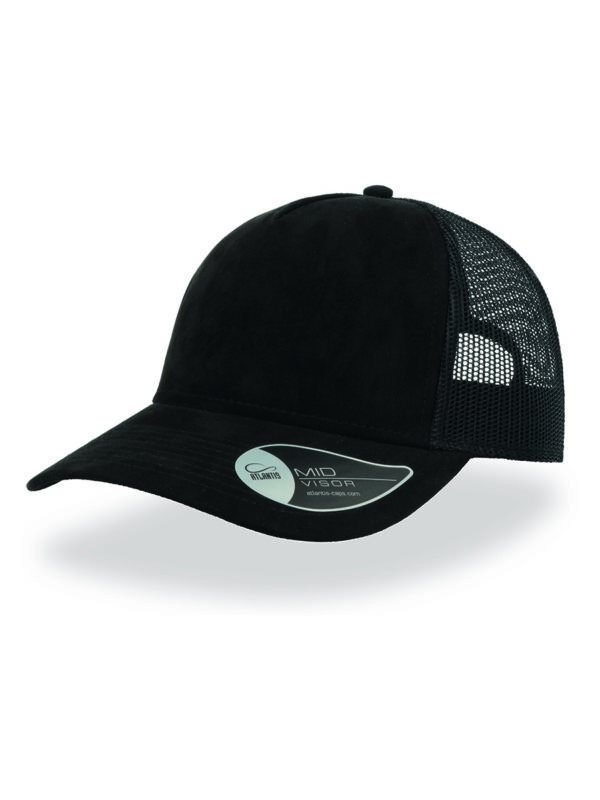 Cappello visiera mid 5 pannelli mesh posteriore RAPPERSUEDE - immagine 5