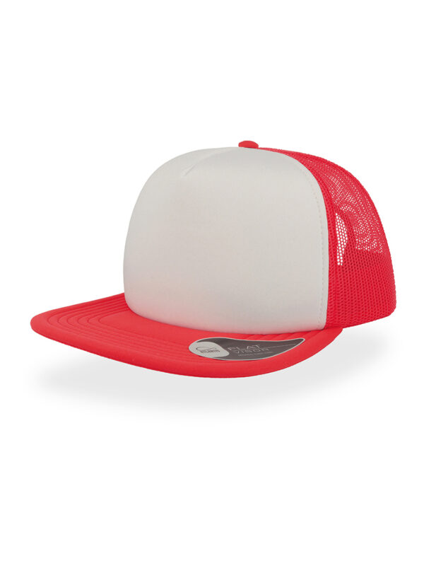 Cappello visiera piatta 5 pannelli mesh posteriore - immagine 6