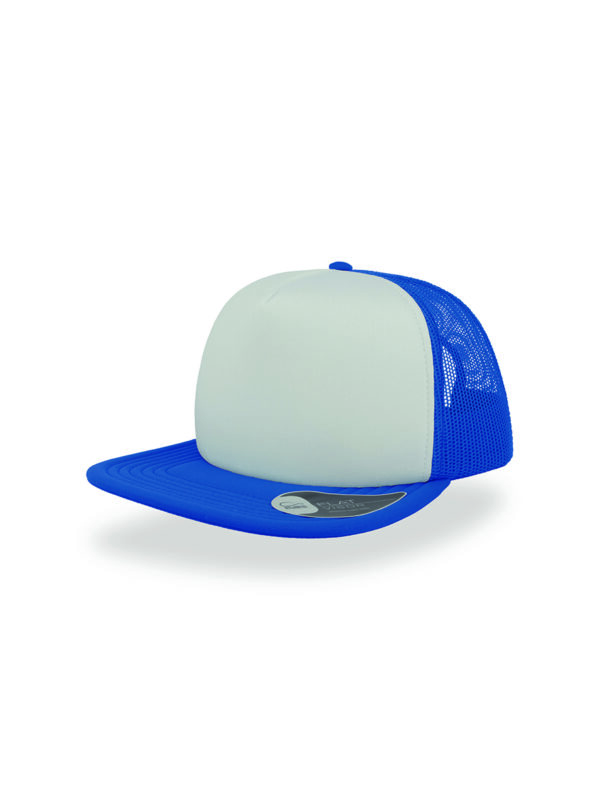 Cappello visiera piatta 5 pannelli mesh posteriore - immagine 8