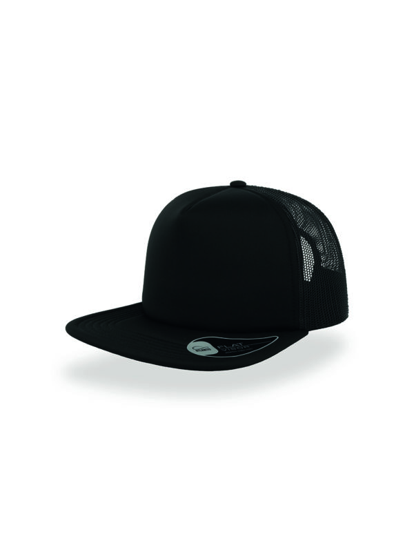 Cappello visiera piatta 5 pannelli mesh posteriore - immagine 9