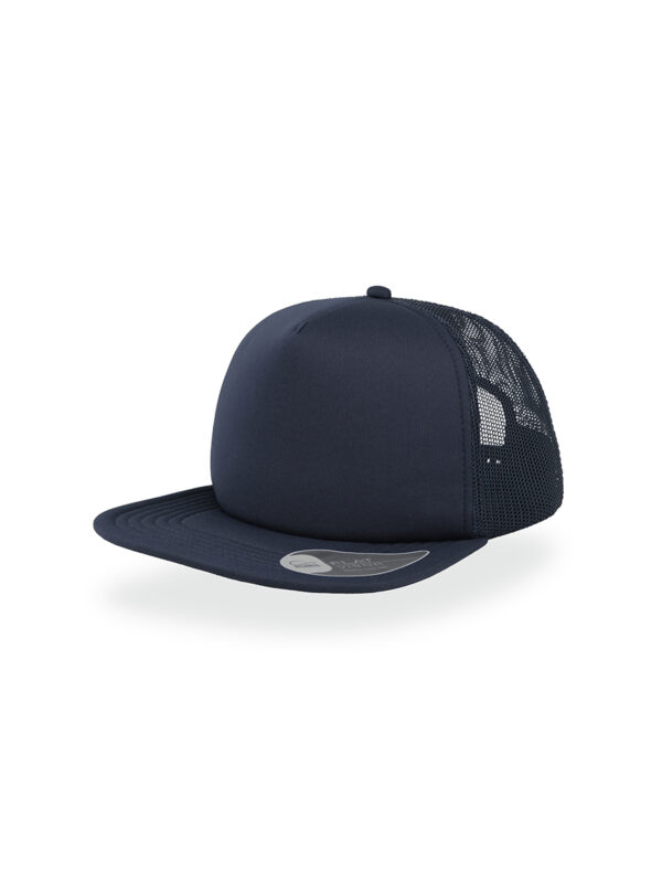 Cappello visiera piatta 5 pannelli mesh posteriore - immagine 10