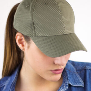 Cappello visiera curva 6 pannelli mesh SPACE