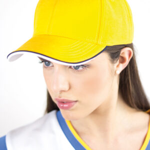 Cappello visiera curva 6 pannelli PILOTSAND