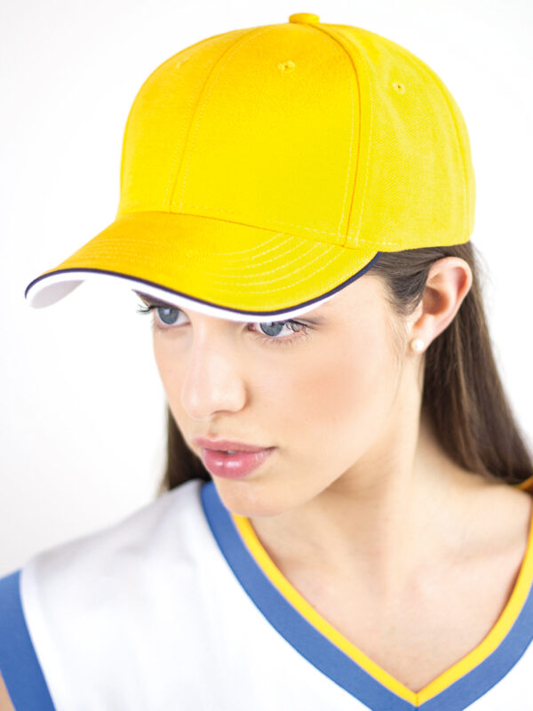 Cappello visiera curva 6 pannelli PILOTSAND