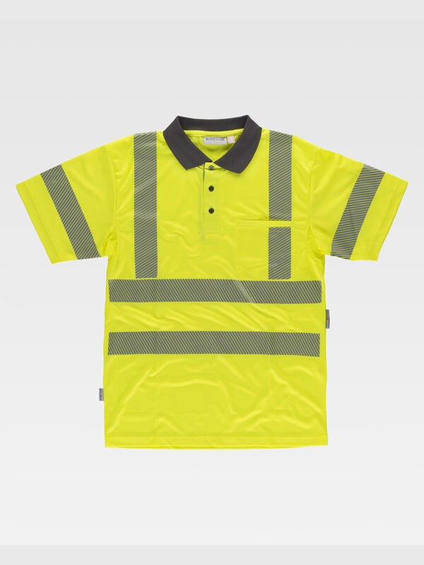 Polo manica corta alta visibilita classe 2 - immagine 3