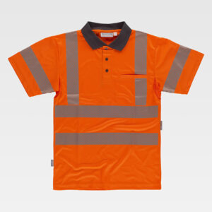 Polo manica corta alta visibilita classe 2