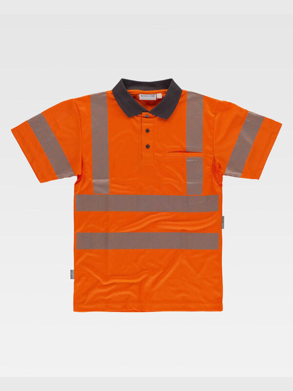 Polo manica corta alta visibilita classe 2