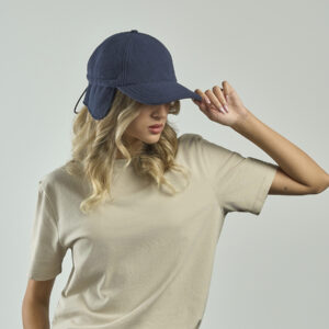Cappello visiera curva 6 pannelli SNOWFLAPSTOPPER
