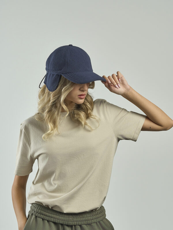 Cappello visiera curva 6 pannelli SNOWFLAPSTOPPER