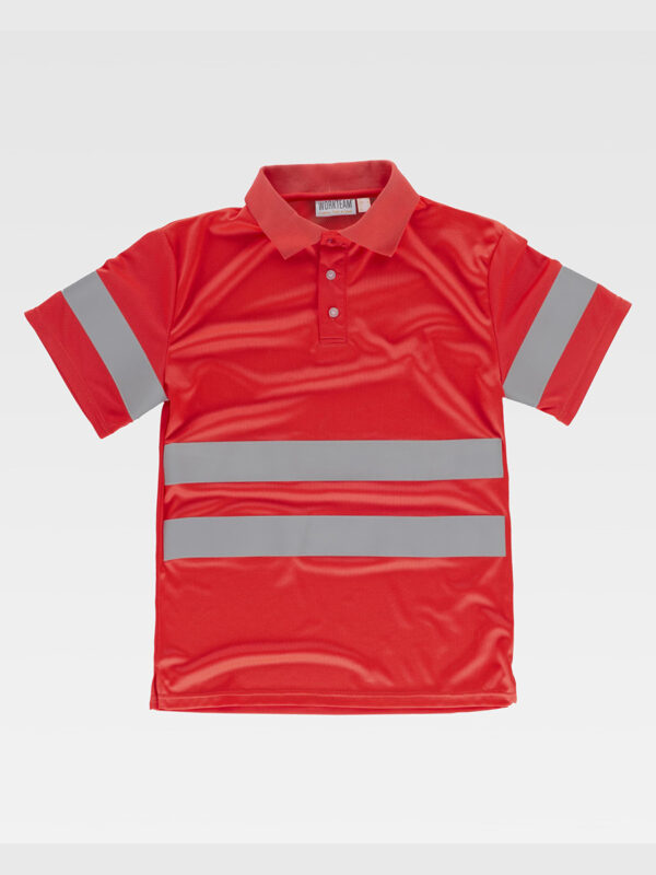 Polo manica corta alta visibilita classe 2