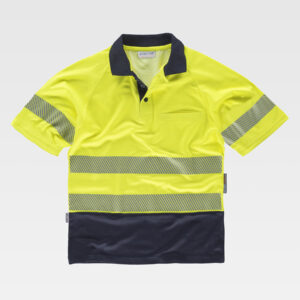 Polo manica corta alta visibilita classe 1