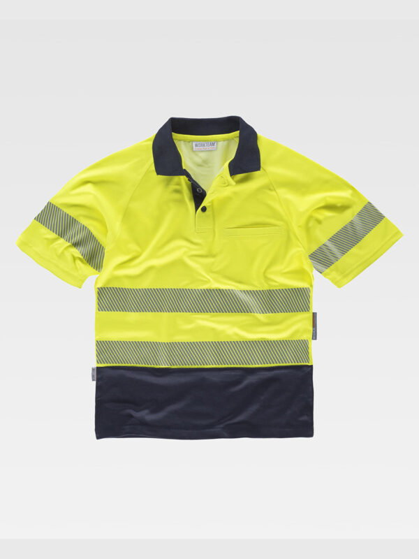 Polo manica corta alta visibilita classe 1