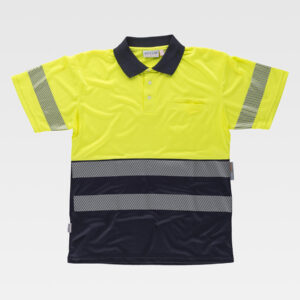 Polo manica corta alta visibilita classe 1