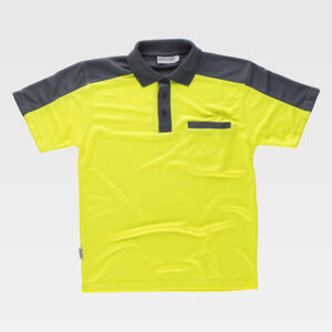 Polo manica corta alta visibilita