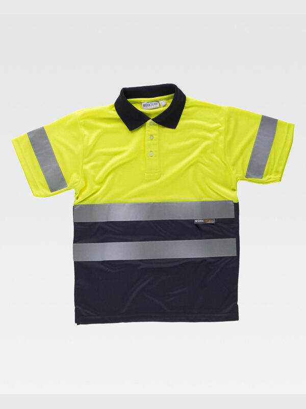 Polo manica corta alta visibilita classe 1