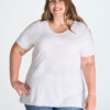 UNI_JHK_CURVSSLUB.jpg T-SHIRT DONNA MANICA CORTA COLLO A V CURVES
