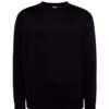 UNI_JHK_SWCR240_JHK_BK.jpg FELPA UOMO GIROCOLLO LEGGERA FRENCH TERRY