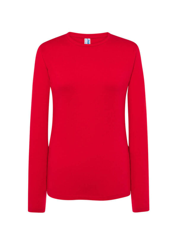 UNI_JHK_TSRLCMFLS_JHK_RD.jpg T-SHIRT DONNA MANICA LUNGA REGULAR