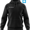 GIVOVA MA012 Felpa Con Cappuccio New - Nero