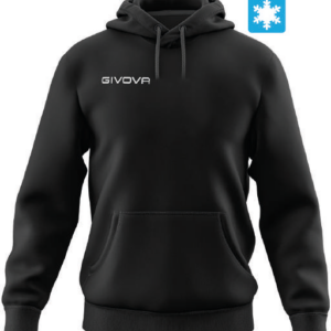 GIVOVA MA012 Felpa Con Cappuccio New - Nero GIVOVA MA012 Felpa Con Cappuccio New - Nero