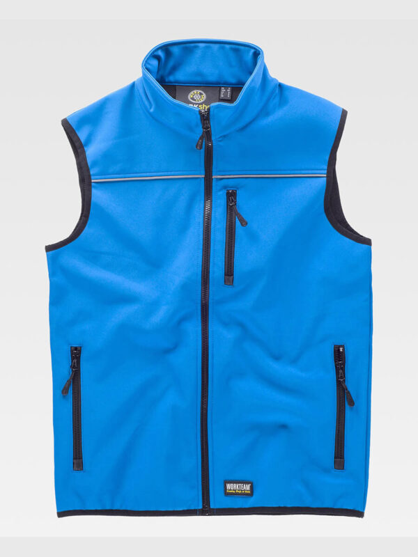 Gilet softshell da lavoro WT S9310 — SKY BLUE Gilet softshell da lavoro WT S9310 — SKY BLUE